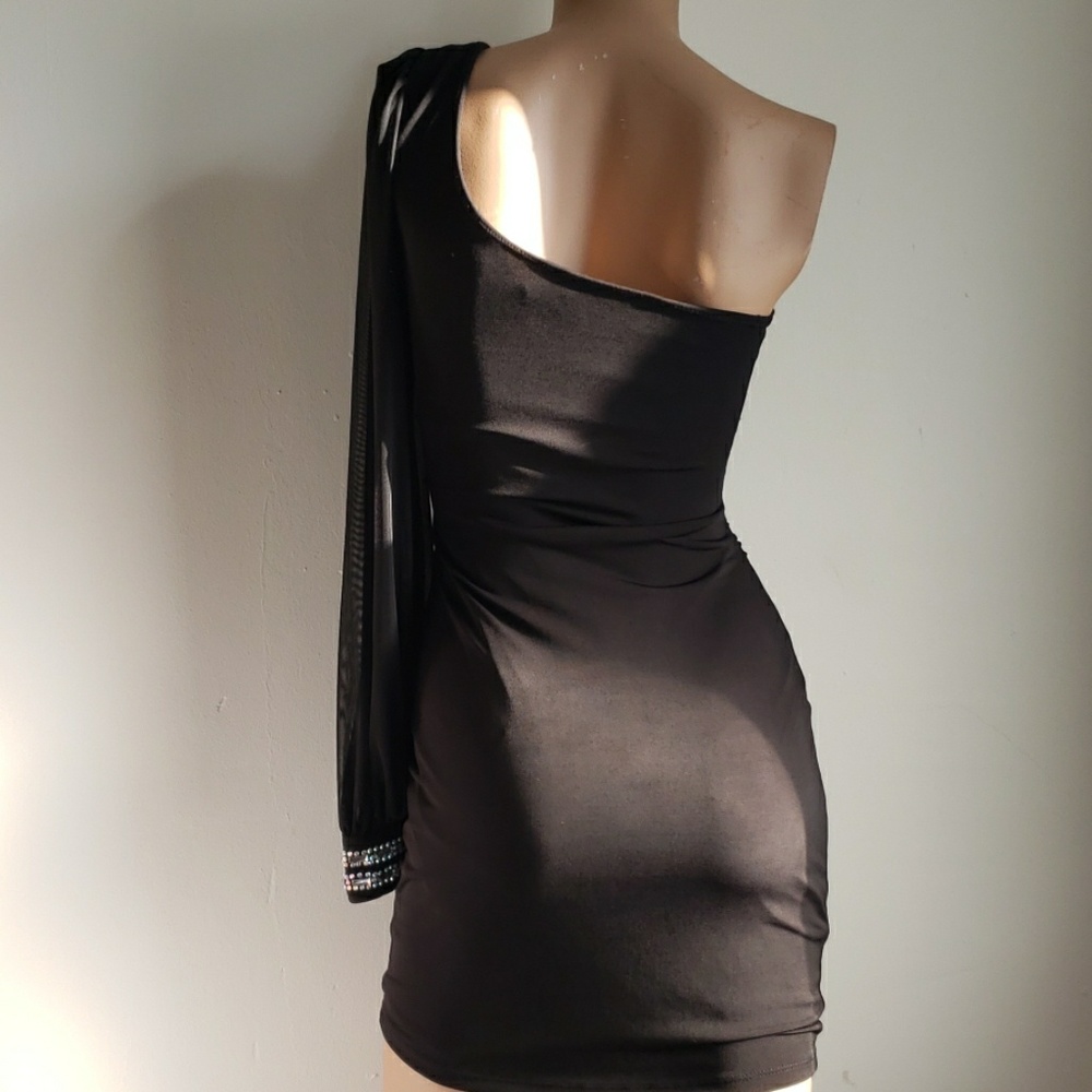 Ruby Rox Black Mini Dress S - Picture 4 of 5